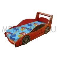 Кровать машина Феррари Ferrari ПРЕСТИЖ+ ортопедическая решетка, спальное место: 170х70 см. 