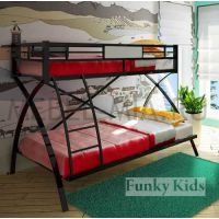 Двухъярусная металлическая кровать Фанки Лофт 4