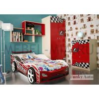 Готовая комната Дельта Оптима Домико + детская мебель Фанки Авто