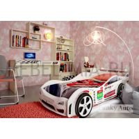 Готовая комната Кровать-машина Кросс Кар + детская мебель Фанки Авто