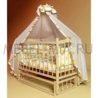Кровать с поперечным маятником Фанки Литл для новорожденных