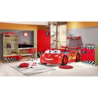 Молния Маквин арт 20005 + детская мебель Фанки Авто, цвет красный. 