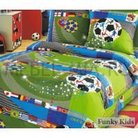 Футбол - полутороспальный комплект постельного белья, бязь